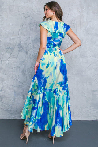 LA BEBE WOVEN SATIN MAXI DRESS - Glamourous Grace