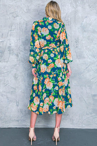 BUBBLY BLISS WOVEN MIDI SHIRT DRESS - Glamourous Grace