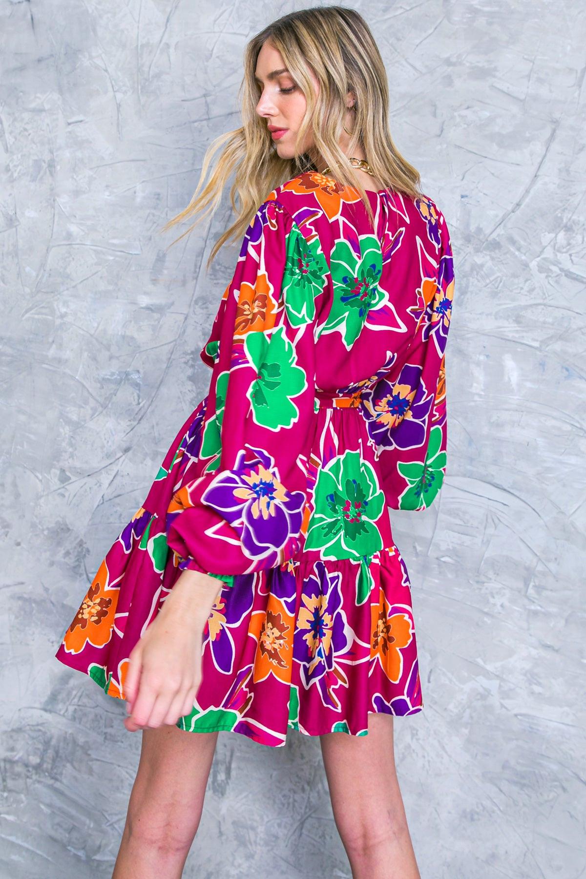 ELEVATED ATTITUDE WOVEN MINI DRESS - Glamourous Grace