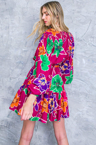 ELEVATED ATTITUDE WOVEN MINI DRESS - Glamourous Grace