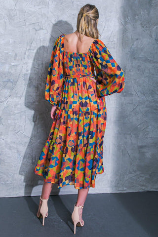 NOTHING WAS THE SAME WOVEN MIDI DRESS - Glamourous Grace
