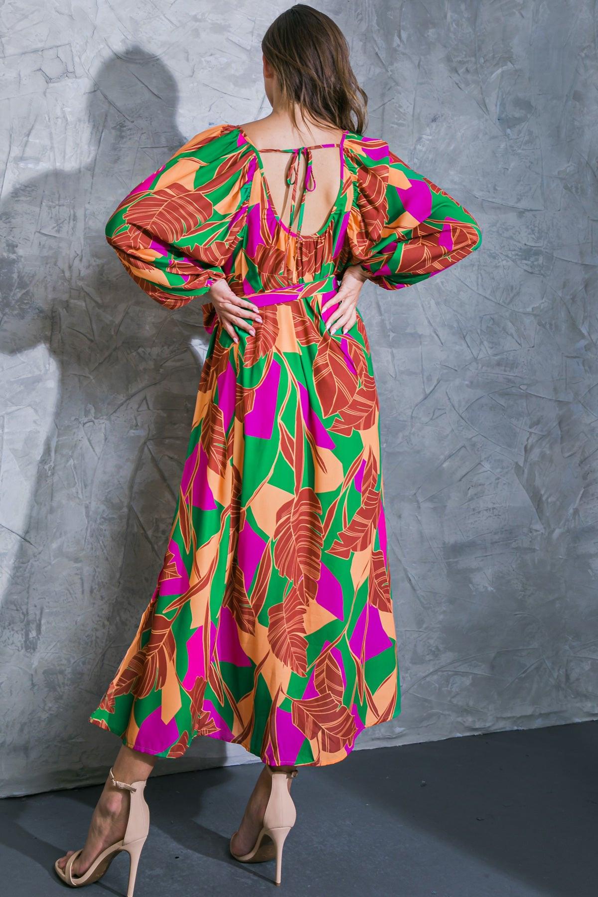 CUE THE CHIC WOVEN MIDI DRESS - Glamourous Grace