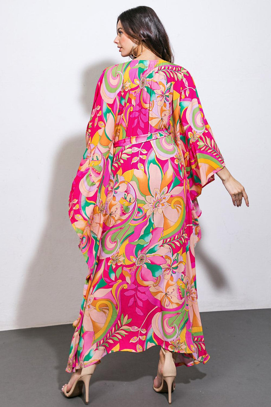 SEASIDE GIRLS WOVEN KAFTAN DRESS - Glamourous Grace