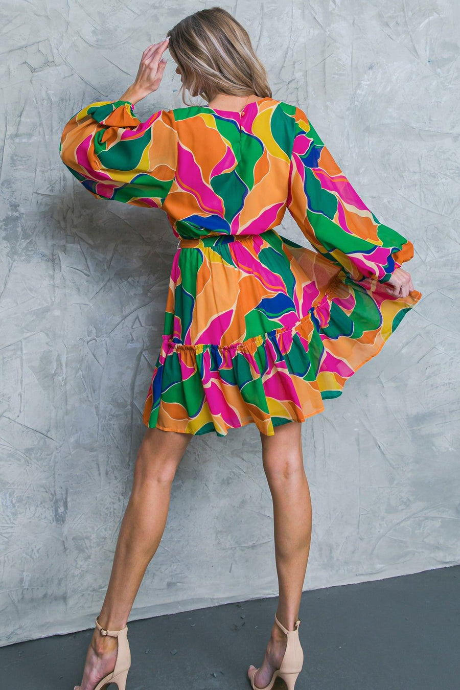 THANK ME LATER WOVEN MINI DRESS - Glamourous Grace