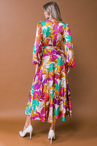 CAREFREE CONFIDENCE WOVEN MIDI DRESS - Glamourous Grace