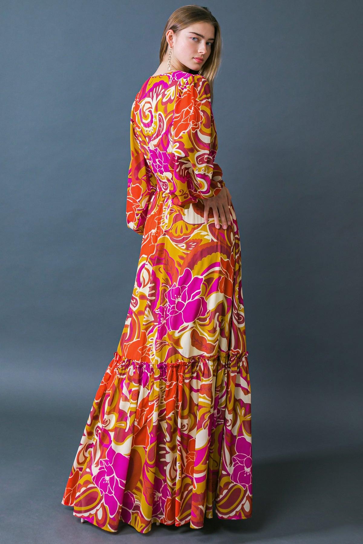 READY FOR THE SPOTLIGHT WOVEN MAXI DRESS - Glamourous Grace