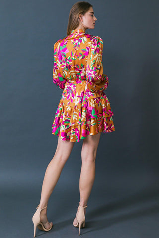 JUST BELIEVE IN ME WOVEN MINI DRESS - Glamourous Grace
