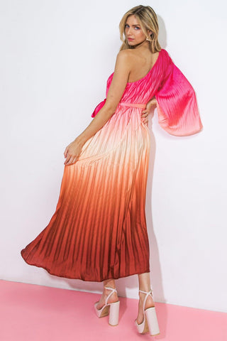 YOU'RE MY LOVER WOVEN MIDI DRESS - Glamourous Grace