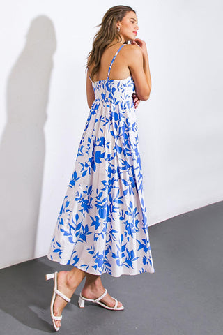 ACTIVE HIBERNATION WOVEN MIDI DRESS - Glamourous Grace