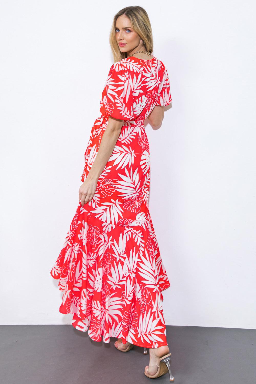 CRAZY IN LOVE WOVEN MIDI DRESS - Glamourous Grace