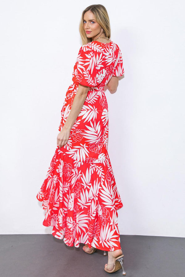 CRAZY IN LOVE WOVEN MIDI DRESS - Glamourous Grace