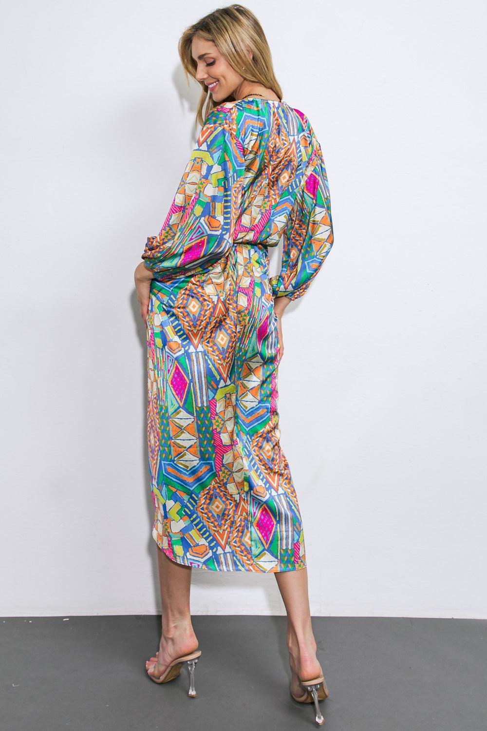 NOTHING'S CHANGED WOVEN MIDI DRESS - Glamourous Grace