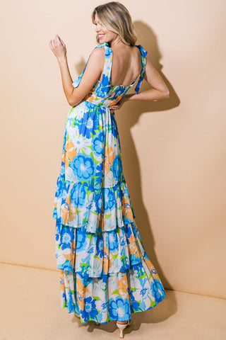 NO MATTER WHERE WOVEN MAXI DRESS - Glamourous Grace
