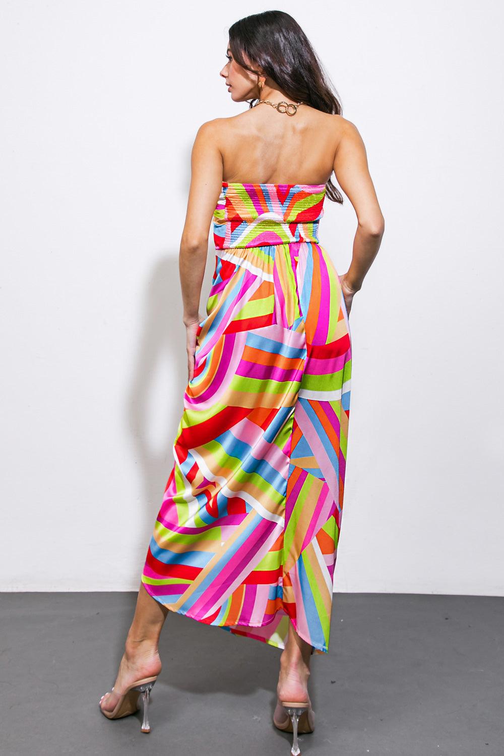 I'VE SEEN IT ALL WOVEN MIDI DRESS - Glamourous Grace