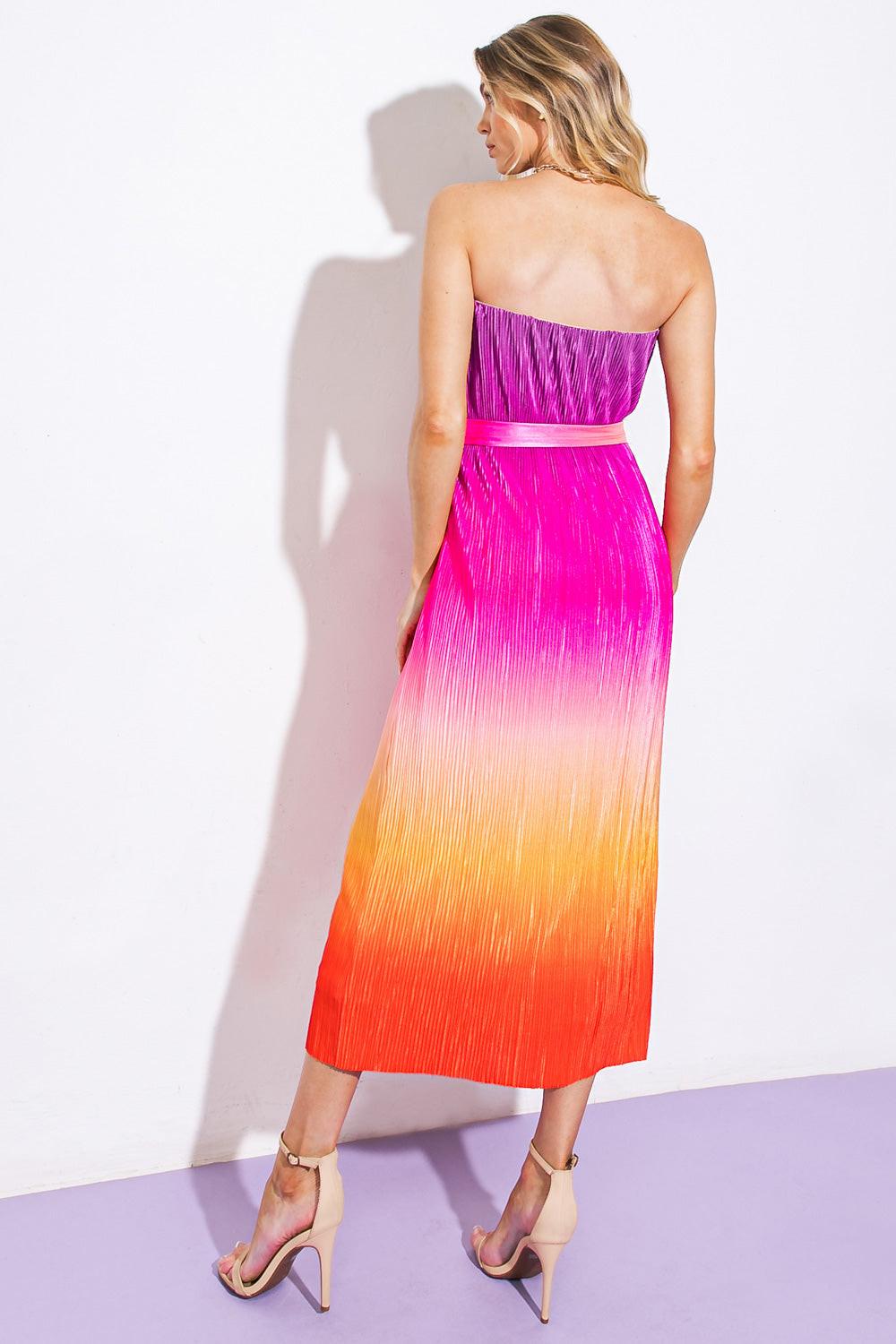 GIVE IT A GO IN GARDEN MIDI DRESS - Glamourous Grace