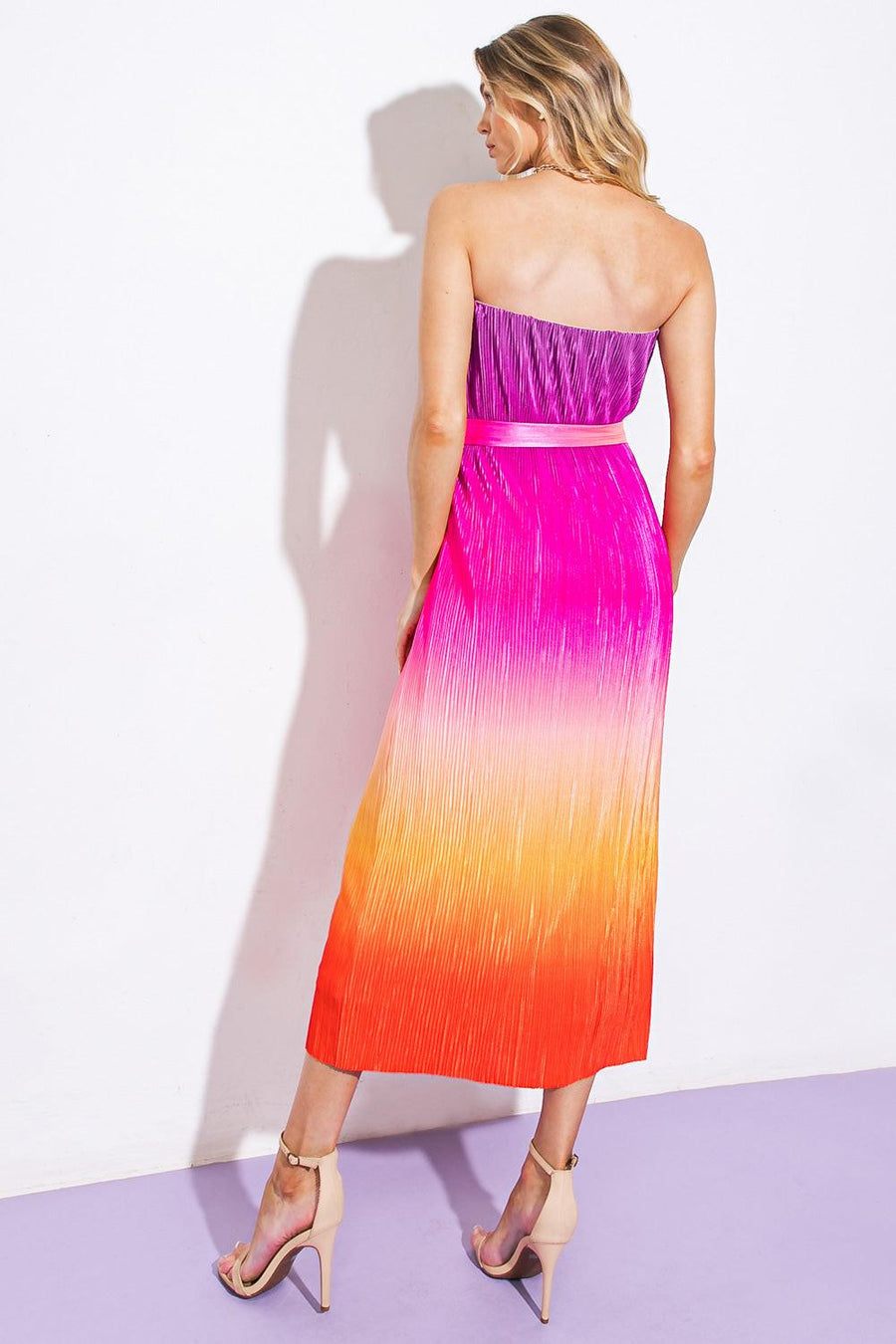 GIVE IT A GO IN GARDEN MIDI DRESS - Glamourous Grace