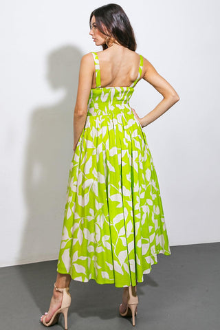 A PASSIONATE HEART WOVEN MIDI DRESS - Glamourous Grace