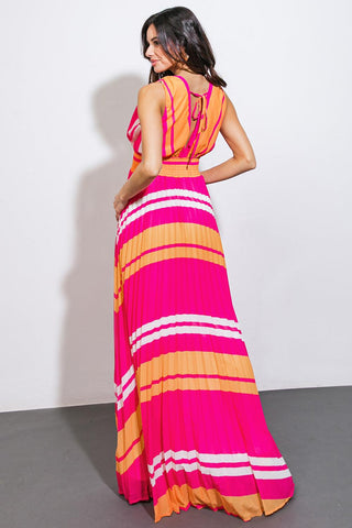 A QUICK TRIP WOVEN MAXI DRESS - Glamourous Grace