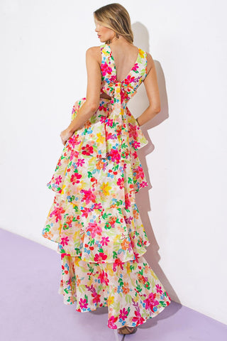 DEL REY HIGH RISE WOVEN MAXI DRESS - Glamourous Grace
