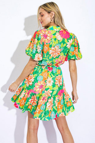 SWING OF THINGS WOVEN MINI DRESS - Glamourous Grace