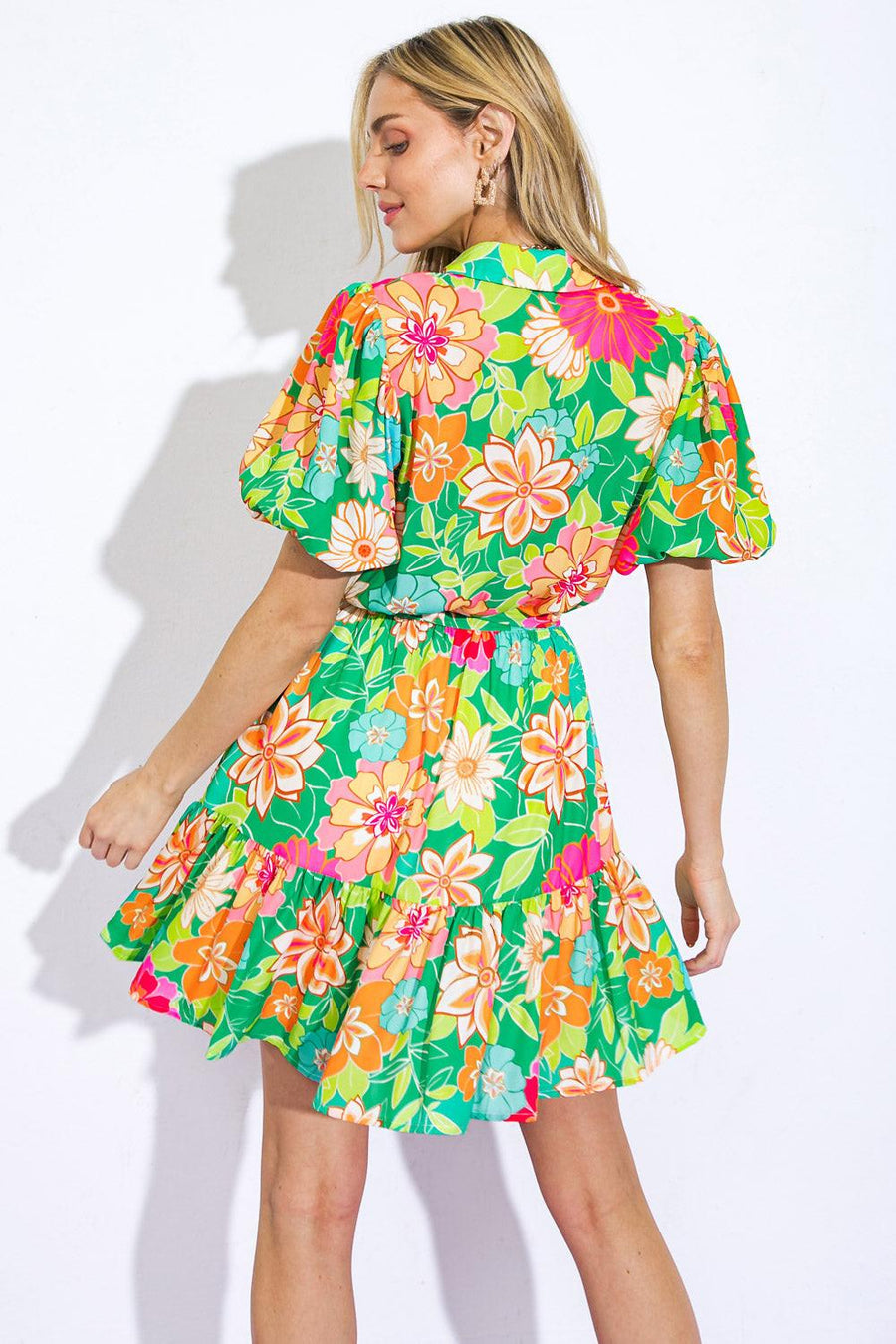 SWING OF THINGS WOVEN MINI DRESS - Glamourous Grace
