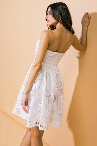 HEARD ABOUT US WOVEN MINI DRESS - Glamourous Grace