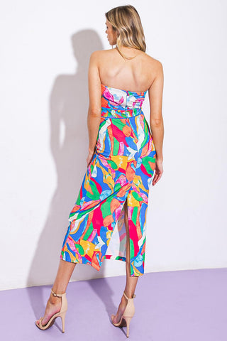 SEEKING SUN PONTI MIDI DRESS - Glamourous Grace