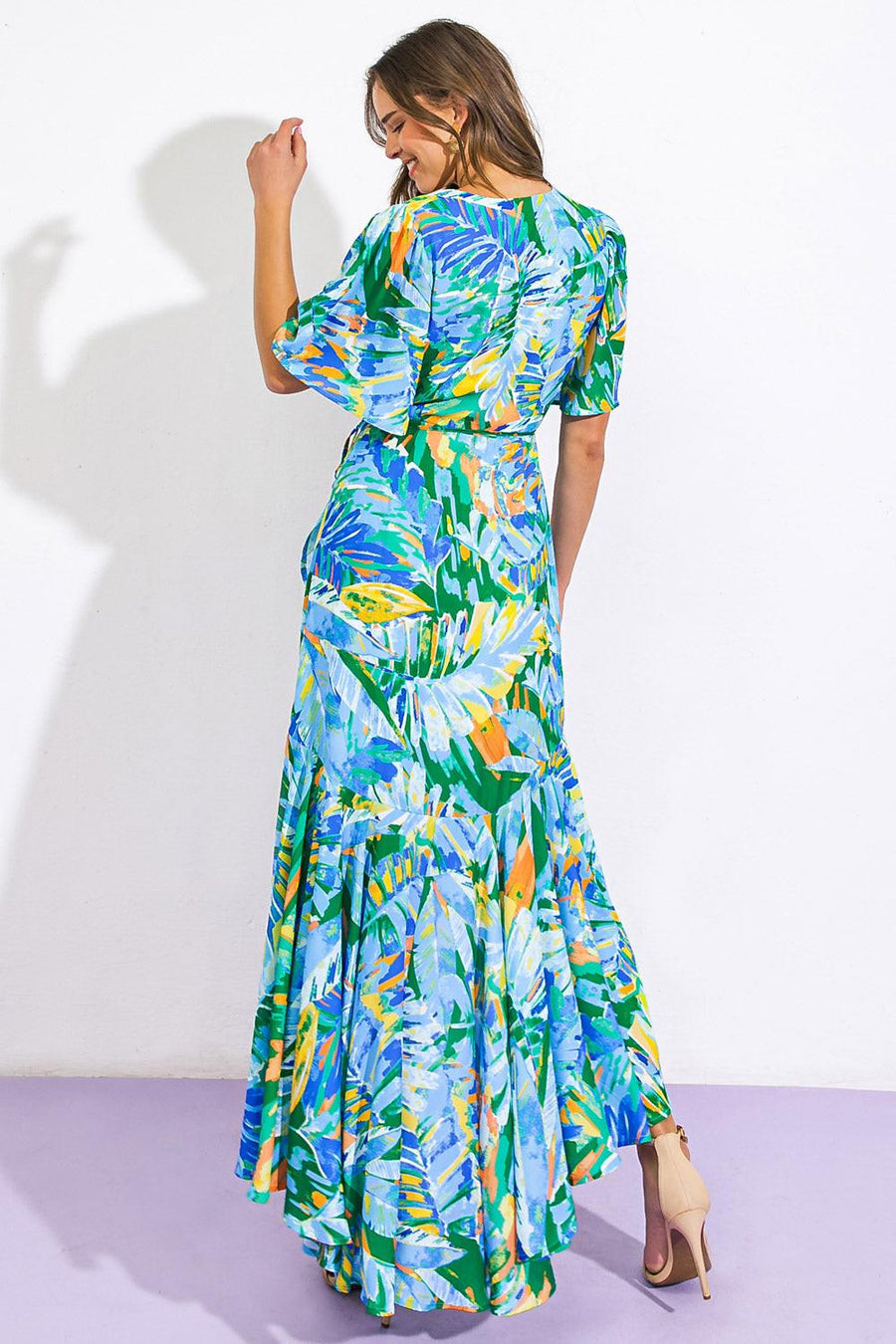 UNEXPECTED SURPRISE WOVEN HI-LO DRESS - Glamourous Grace