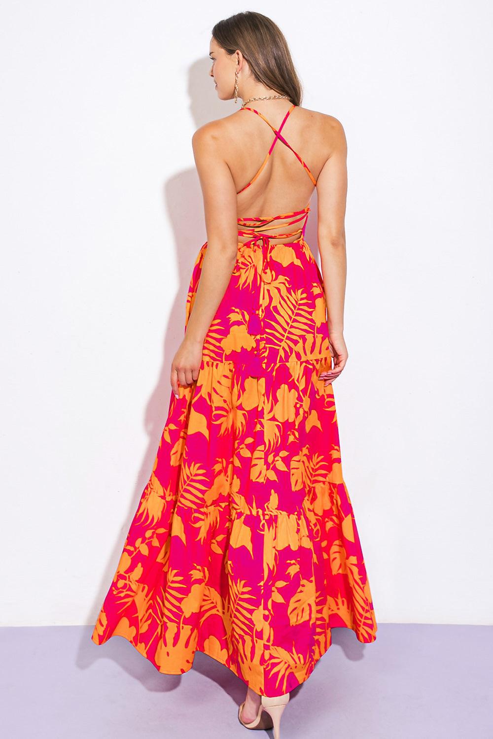 CLOSE TO YOUR HEART WOVEN MAXI DRESS - Glamourous Grace