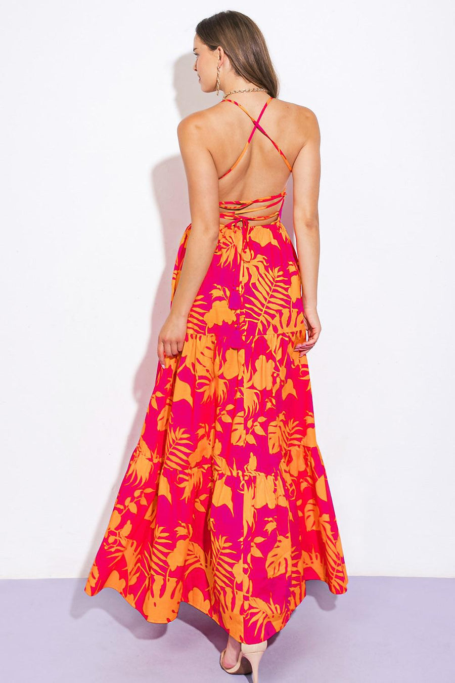 CLOSE TO YOUR HEART WOVEN MAXI DRESS - Glamourous Grace