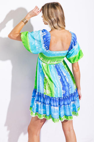 ESSENCE OF SUMMER WOVEN MINI DRESS - Glamourous Grace