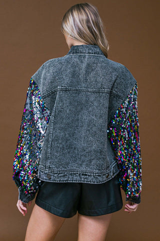 GOING THERE WASHED DENIM JACKET - Glamourous Grace