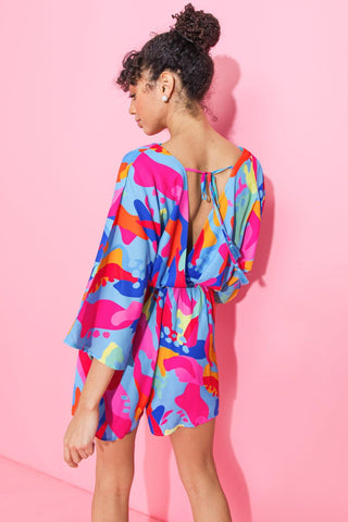 CHARMING INSPIRATION WOVEN ROMPER - Glamourous Grace