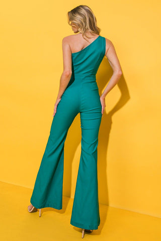 VIVID PASSION SOLID JUMPSUIT - Glamourous Grace
