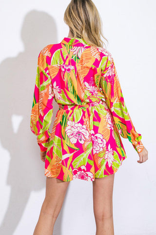 KEEPING YOU COMPANY WOVEN ROMPER - Glamourous Grace