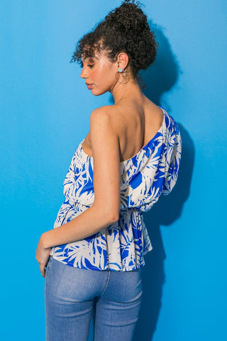 SERVING LOOKS WOVEN TOP - Glamourous Grace