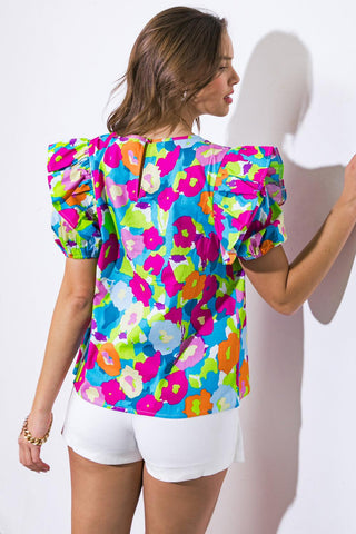 LOOKING BACK WOVEN TOP - Glamourous Grace