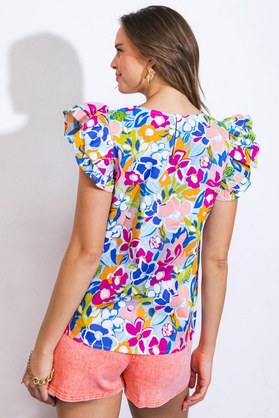 WAITING FOR SUNSHINE WOVEN TOP - Glamourous Grace