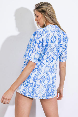 JUST CAN'T WAIT WOVEN TOP - Glamourous Grace