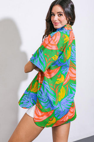 ONE STEP AT A TIME WOVEN TOP - Glamourous Grace
