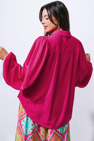 COMFORTABLE CHARM WOVEN TOP - Glamourous Grace