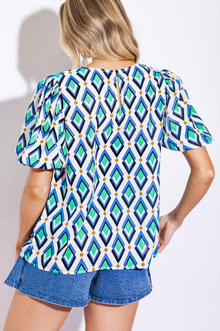 FRESH TAKE WOVEN TOP - Glamourous Grace