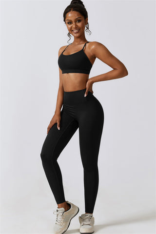 Juno Star Sports Bra Leggings 2-Piece Set - Glamourous Grace