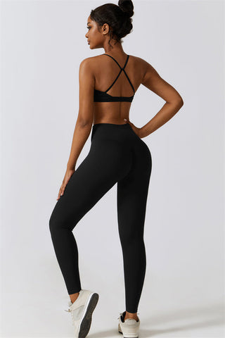 Juno Star Sports Bra Leggings 2-Piece Set - Glamourous Grace
