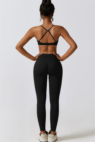 Juno Star Sports Bra Leggings 2-Piece Set - Glamourous Grace
