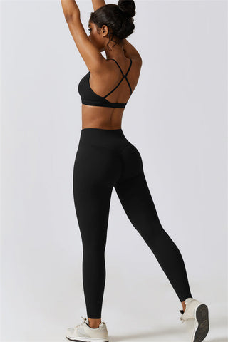 Juno Star Sports Bra Leggings 2-Piece Set - Glamourous Grace
