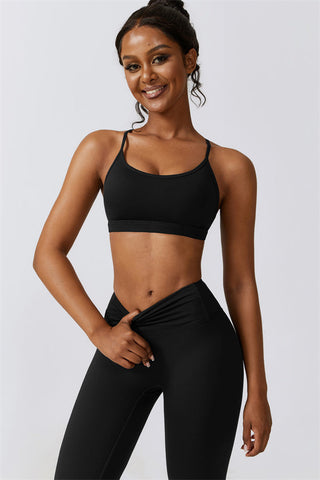 Juno Star Sports Bra Leggings 2-Piece Set - Glamourous Grace