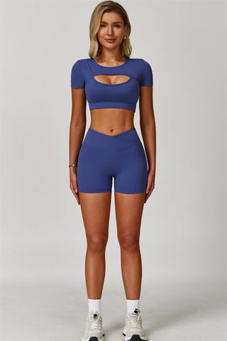 The Lavish Cut-out Crop Top
