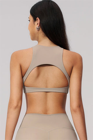 The Twirl Open Back Sports Bra Straight Leg Pants 2-Piece Set