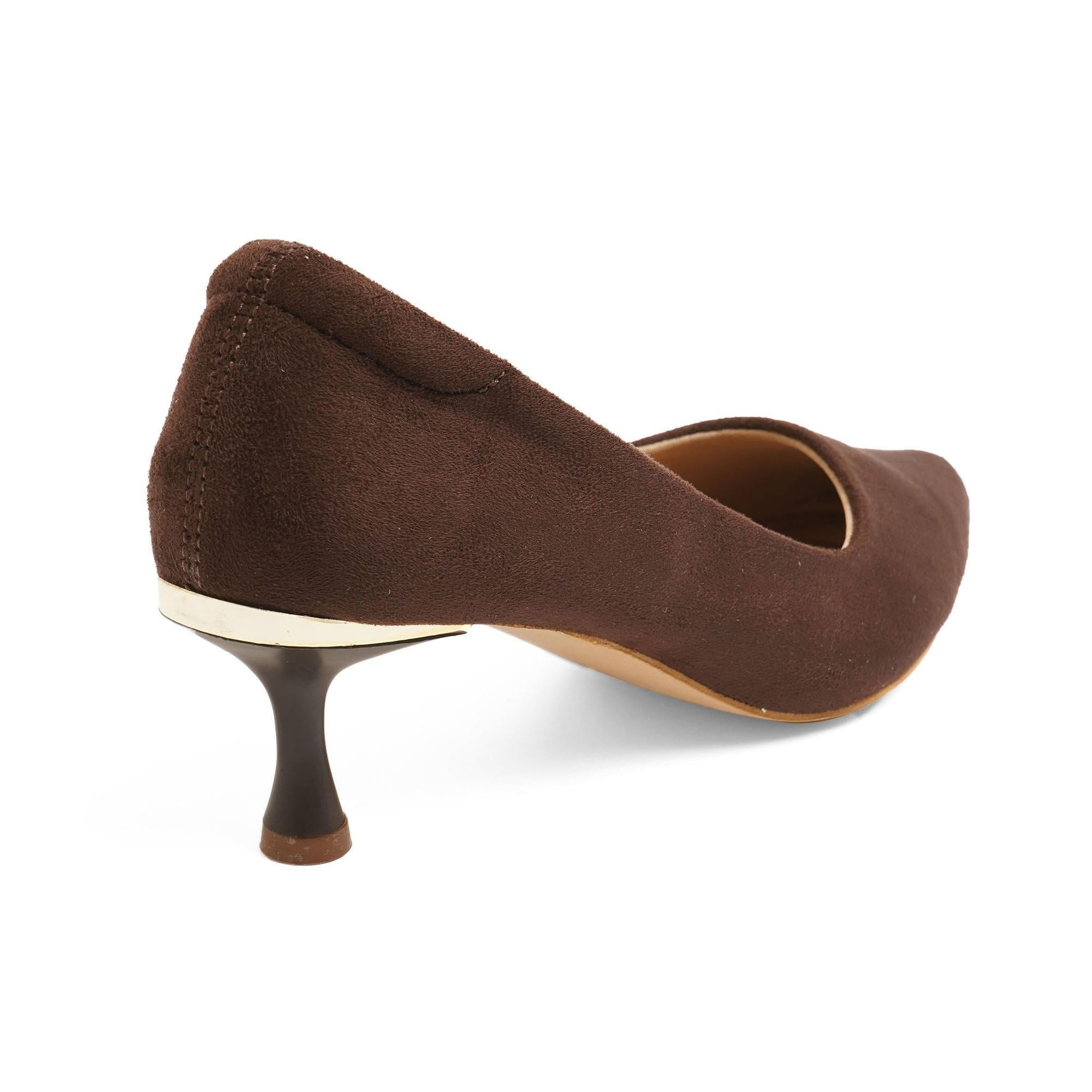 Truffle - Suede Pumps - Glamourous Grace